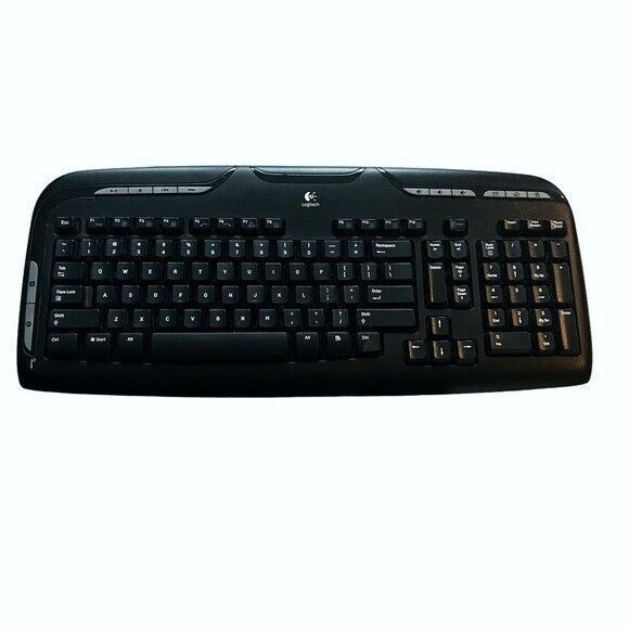 Logitech Cordless Desktop‎ EX110 Keyboard Black Keyboard Only - Picture 1 of 9